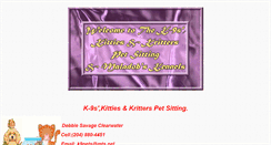 Desktop Screenshot of k9skittiesandkritterspetsitting.com